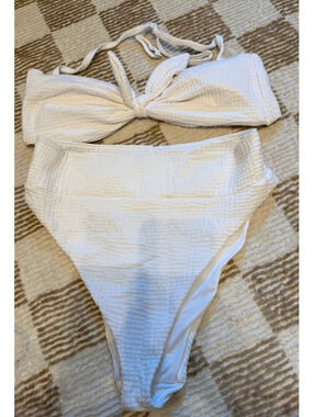 American eagle white bikini xl